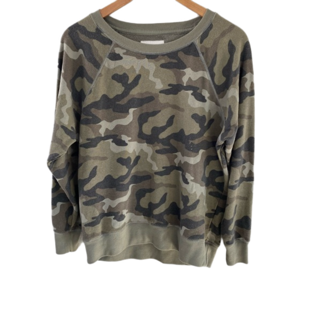 American Eagle Jegging Fit Camo Crew Neck Sweatshirt